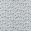 blue botanical cotton fabric from Designers Guild