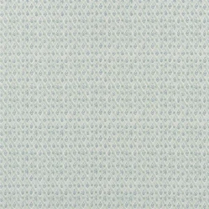 blue botanical cotton fabric from Designers Guild