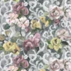 multicolour botanical linen fabric from Designers Guild
