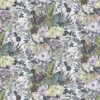 multicolour botanical cotton fabric from Designers Guild