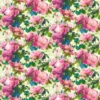 multicolour botanical cotton fabric from Designers Guild