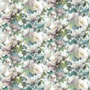 multicolour botanical cotton fabric from Designers Guild