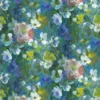 multicolour botanical cotton fabric from Designers Guild