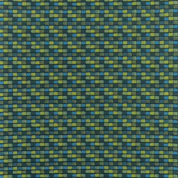Blengdale Fabric - Azure by multicolour geometric misc fabric from Designers Guild