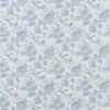 blue botanical cotton fabric from Designers Guild