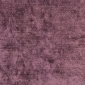 purple plain velvet-chenille fabric from Designers Guild