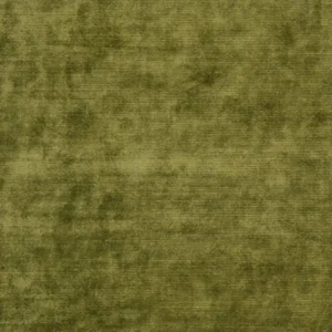 green plain velvet-chenille fabric from Designers Guild
