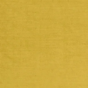yellow plain velvet-chenille fabric from Designers Guild