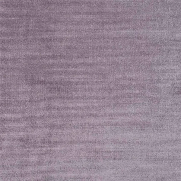 Glenville Fabric - Heather by blue plain velvet-chenille fabric from Designers Guild