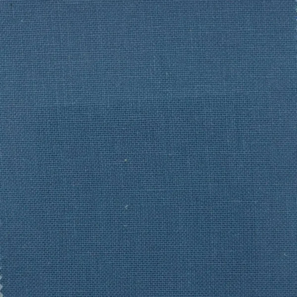Scala Fabric - Indigo by blue plain linen fabric from Designers Guild