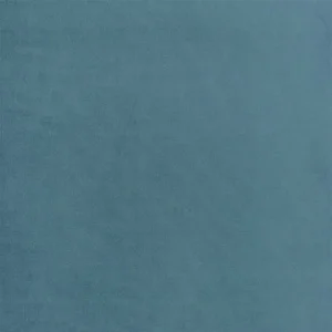 blue plain velvet-chenille fabric from Designers Guild