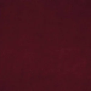 red plain velvet-chenille fabric from Designers Guild