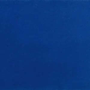 blue plain velvet-chenille fabric from Designers Guild