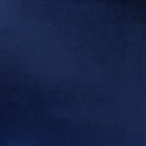 blue plain velvet-chenille fabric from Designers Guild
