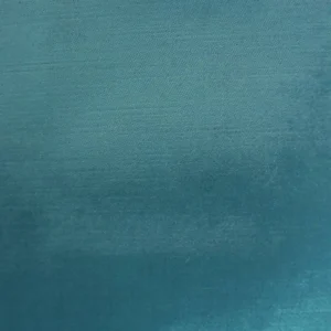 blue plain velvet-chenille fabric from Designers Guild
