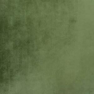 green plain velvet-chenille fabric from Designers Guild