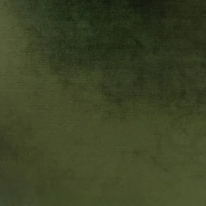 green plain velvet-chenille fabric from Designers Guild