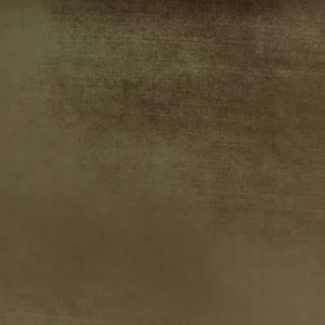 brown plain velvet-chenille fabric from Designers Guild