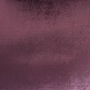 purple plain velvet-chenille fabric from Designers Guild