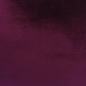 purple plain velvet-chenille fabric from Designers Guild