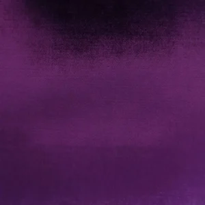 purple plain velvet-chenille fabric from Designers Guild