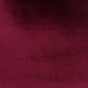 purple plain velvet-chenille fabric from Designers Guild