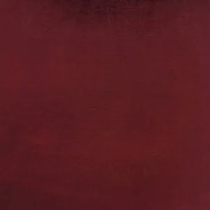 red plain velvet-chenille fabric from Designers Guild
