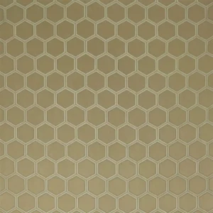 brown geometric embroideried fabric from Designers Guild
