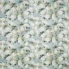 blue botanical linen fabric from Designers Guild