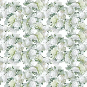 green botanical cotton fabric from Designers Guild