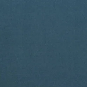 blue plain velvet-chenille fabric from Designers Guild