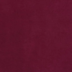 red plain velvet-chenille fabric from Designers Guild