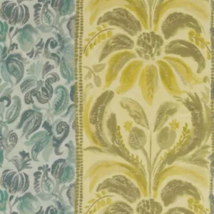 multicolour botanical cotton fabric from Designers Guild
