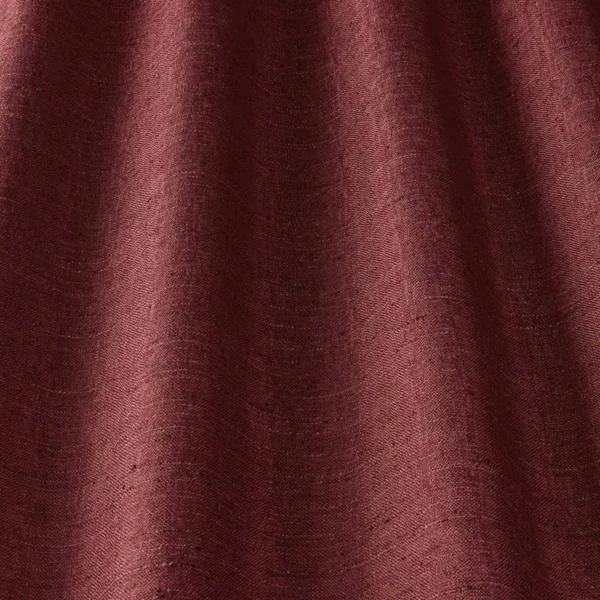 Adeline Fabric - Fuchsia by red plain woven fabric from iLiv