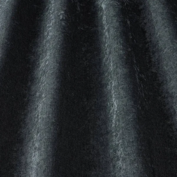 Savoy Fabric - Azure by black-grey plain velvet-chenille fabric from iLiv