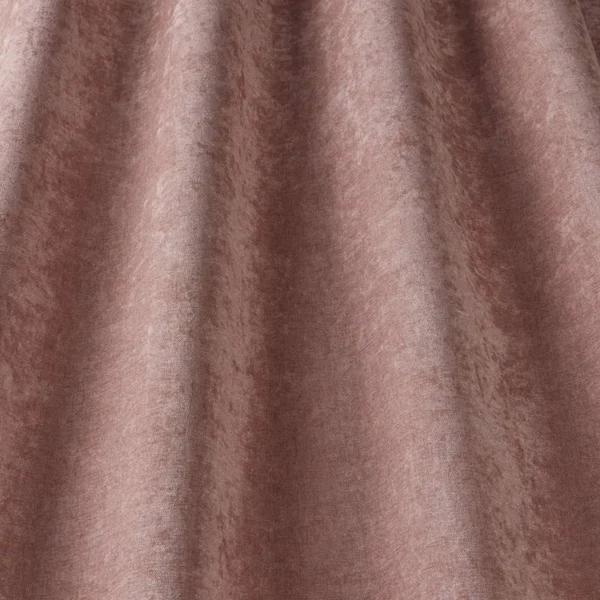 Savoy Fabric - Blush by pink plain velvet-chenille fabric from iLiv