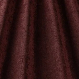 purple plain velvet-chenille fabric from iLiv
