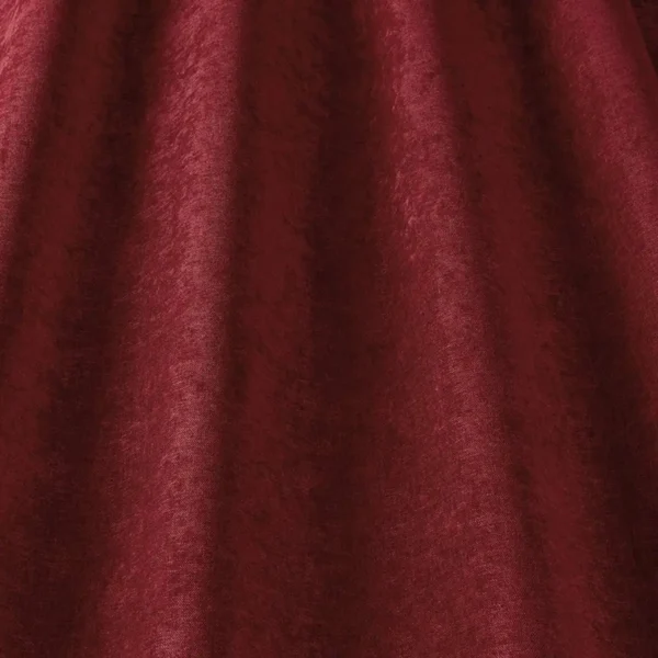 red plain velvet-chenille fabric from iLiv