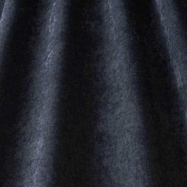 Savoy Fabric - Indigo by blue plain velvet-chenille fabric from iLiv