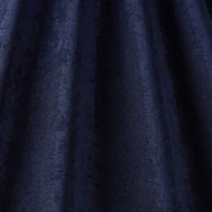 blue plain velvet-chenille fabric from iLiv