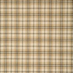brown checked woolen fabric from Linwood Fabrics
