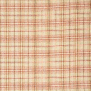 red checked woolen fabric from Linwood Fabrics