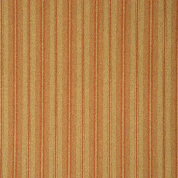 Bressay Stripe Fabric - Lilva by brown striped woolen fabric from Linwood Fabrics