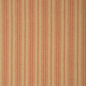 red striped woolen fabric from Linwood Fabrics
