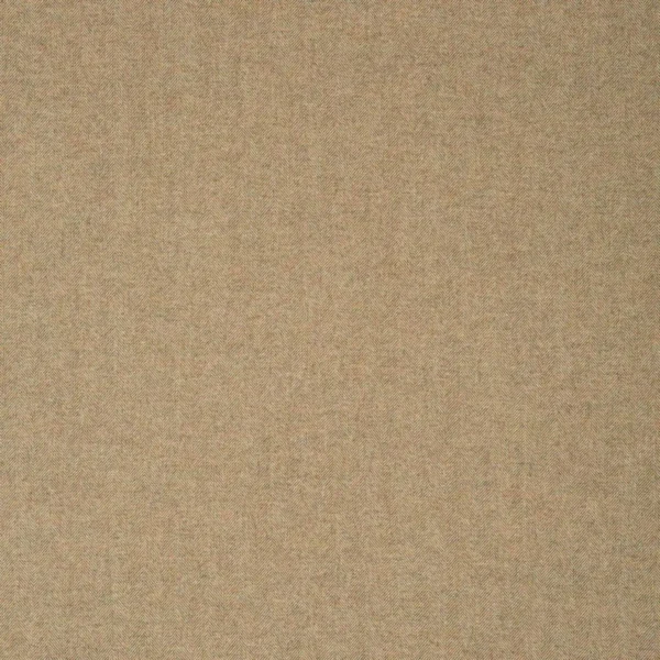 Unst Fabric - Barra by brown plain woolen fabric from Linwood Fabrics