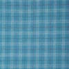 blue checked woolen fabric from Linwood Fabrics