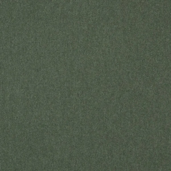 Lana Fabric - Pine by green plain woolen fabric from Linwood Fabrics