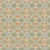 green geometric velvet-chenille fabric from Linwood Fabrics
