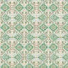 green geometric velvet-chenille fabric from Linwood Fabrics