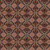 orange geometric velvet-chenille fabric from Linwood Fabrics